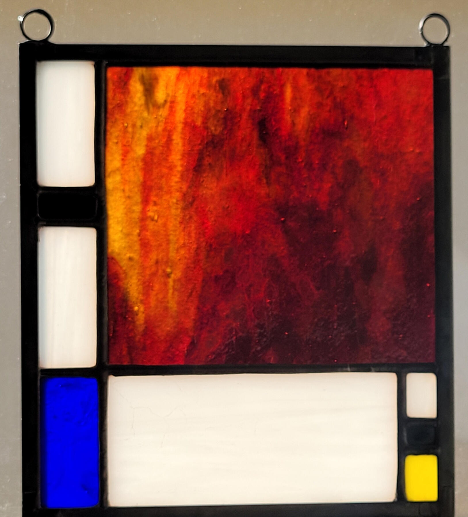 “Organic Mondrian” 6 x 6 in