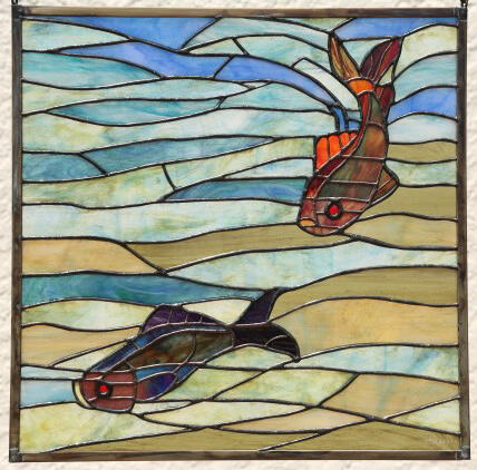 "Tiffany in the Springs of Tarpon" 20 x 20 in